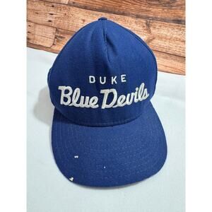 Vintage Duke Blue Devils blue Hat snapback made in USA